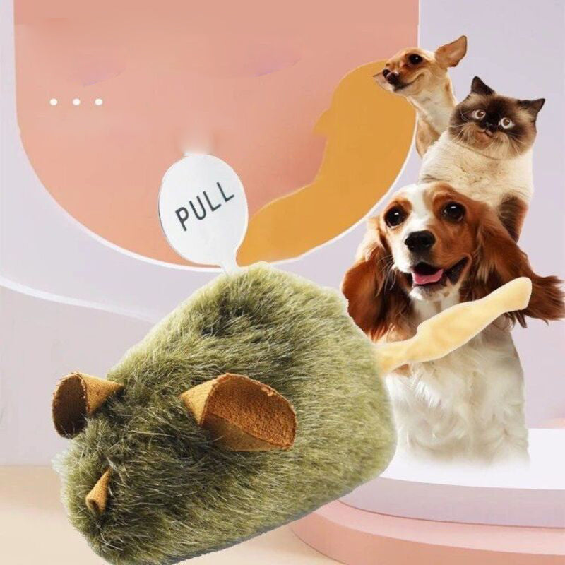 Plush Simulation Mouse Toy with Sound for Cats-4