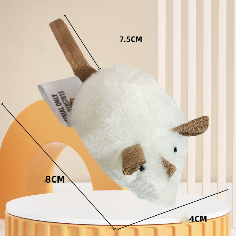 Plush Simulation Mouse Toy with Sound for Cats-8