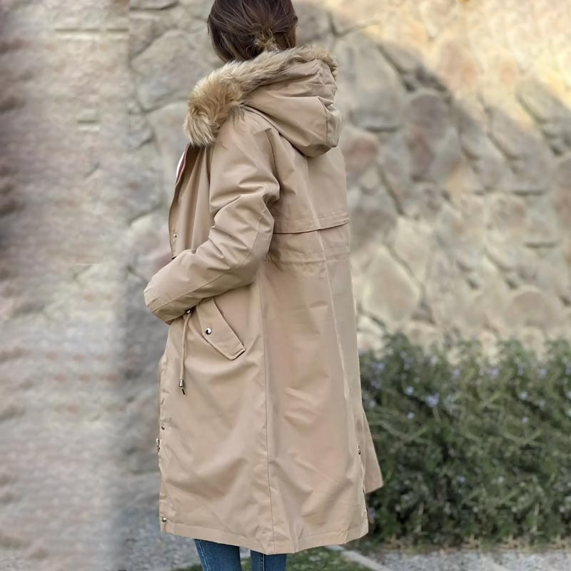 ❄️Winter-Specials❄️Women's Winter Hooded Furry Collar Casual Parka Coat-1