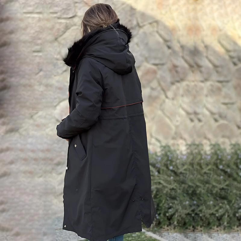 ❄️Winter-Specials❄️Women's Winter Hooded Furry Collar Casual Parka Coat-6