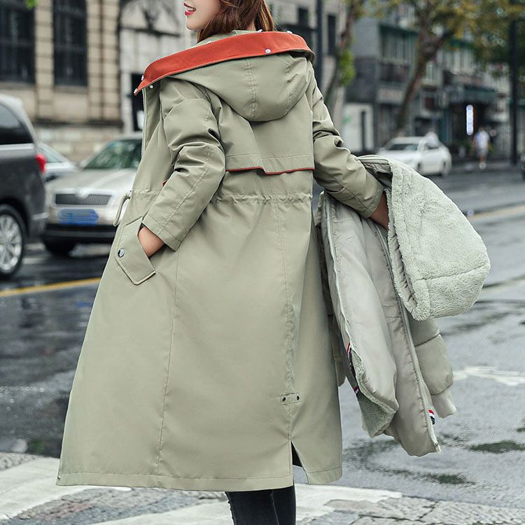 ❄️Winter-Specials❄️Women's Winter Hooded Furry Collar Casual Parka Coat-5