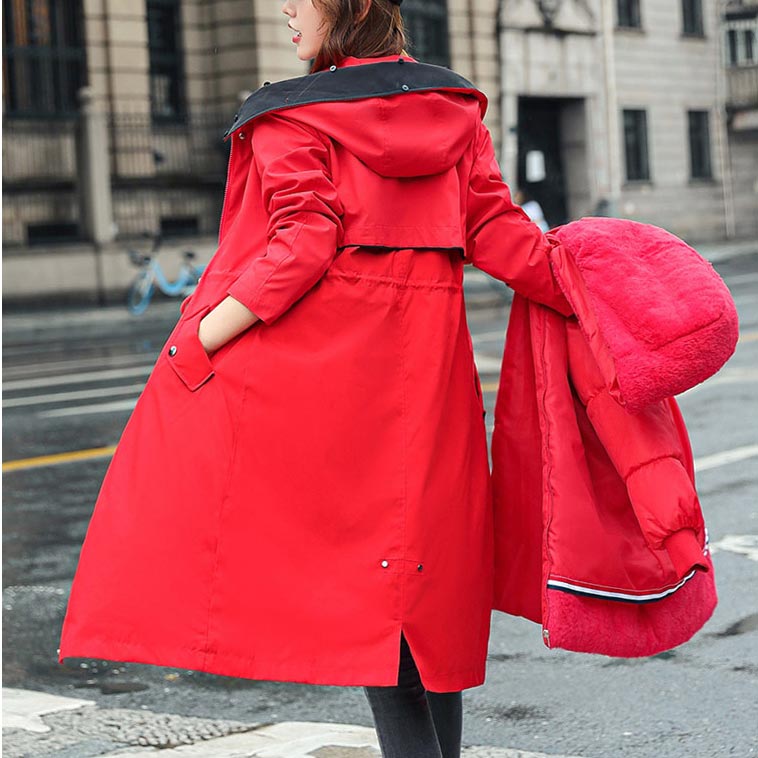 ❄️Winter-Specials❄️Women's Winter Hooded Furry Collar Casual Parka Coat-18