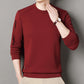Bedrucktes Herren-Sweatshirt mit Rundhalsausschnitt und dicker Unterseite