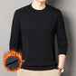 Bedrucktes Herren-Sweatshirt mit Rundhalsausschnitt und dicker Unterseite