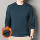 Bedrucktes Herren-Sweatshirt mit Rundhalsausschnitt und dicker Unterseite