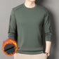 Bedrucktes Herren-Sweatshirt mit Rundhalsausschnitt und dicker Unterseite