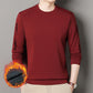 Bedrucktes Herren-Sweatshirt mit Rundhalsausschnitt und dicker Unterseite