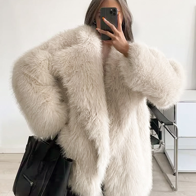 ✅Free Shipping✈️Women's Fluffy Short Coat-3