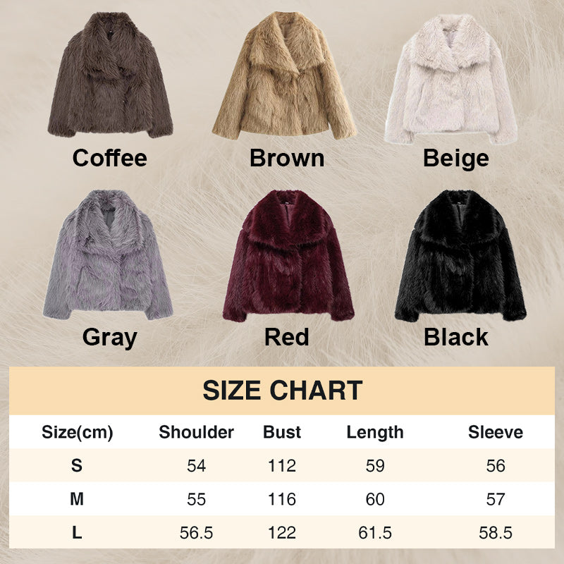 ✅Free Shipping✈️Women's Fluffy Short Coat-7