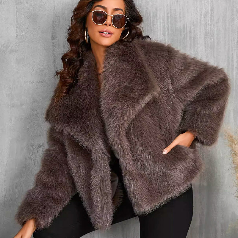 ✅Free Shipping✈️Women's Fluffy Short Coat-6