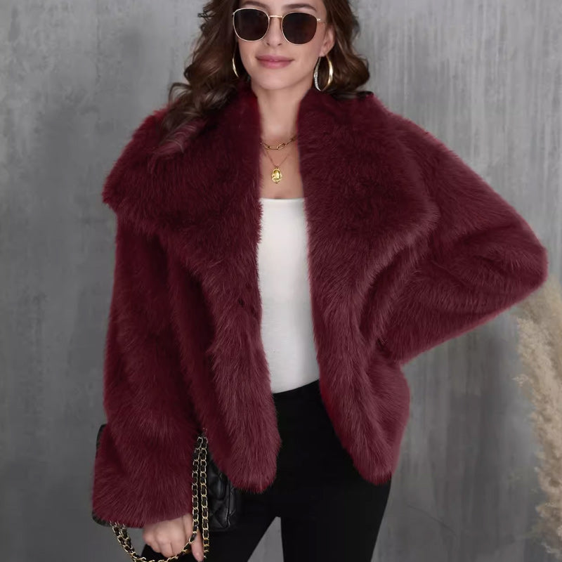 ✅Free Shipping✈️Women's Fluffy Short Coat-10