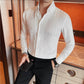 🔥🖤Early Black Friday Sale🔥Men's V-Neck Dress Shirt-3