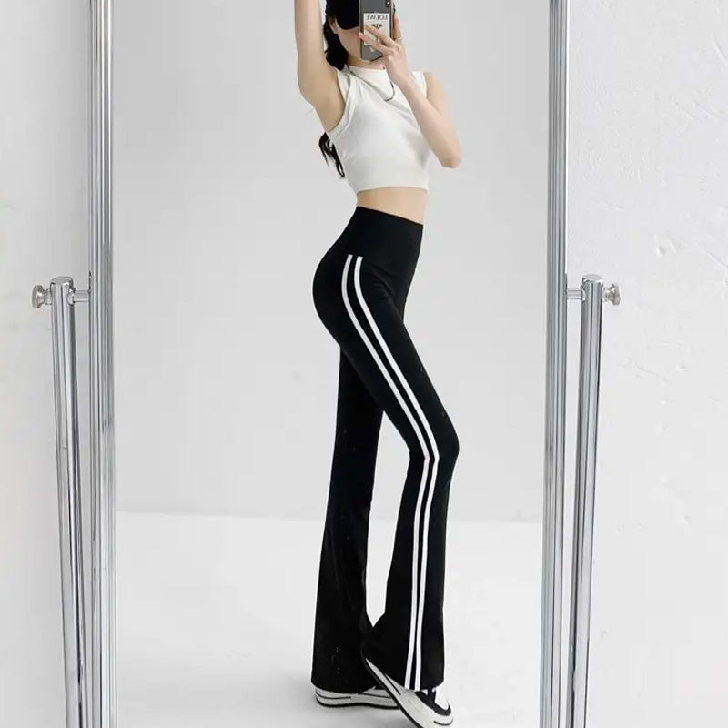 🔥🖤Early Black Friday Sale🔥Women's High-Waisted Flare Leggings with Tummy Control-3