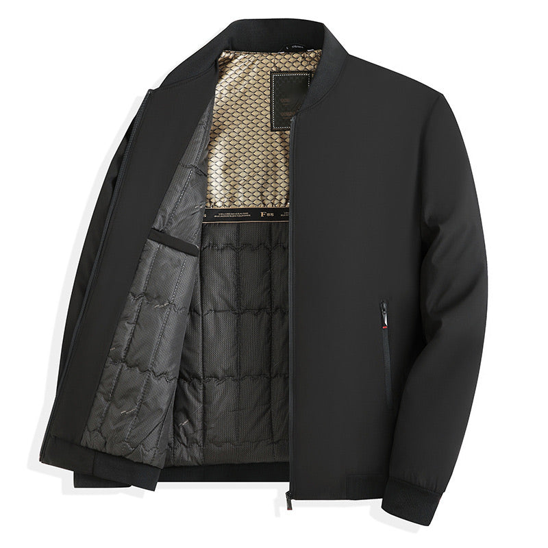 ✨Thickening upgrade✨ Fashionable Men's Winter Warm Jacket with Zipper Pockets-9