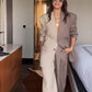 🎊Christmas sale - 44% Off🎊Women's Two-tone Loose Fit Suit-2