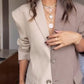 🎊Christmas sale - 44% Off🎊Women's Two-tone Loose Fit Suit-3