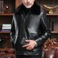 ❄️Winter Specials❄️ Men's Warm Zipper Faux Leather Jackets-2