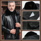 ❄️Winter Specials❄️ Men's Warm Zipper Faux Leather Jackets-3