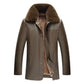❄️Winter Specials❄️ Men's Warm Zipper Faux Leather Jackets-12