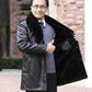 ❄️Winter Specials❄️ Men's Warm Zipper Faux Leather Jackets-13