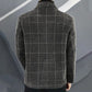 ✨New Arrival✨Men's Fashion Plaid Warm Lapel Jacket-1