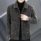 ✨New Arrival✨Men's Fashion Plaid Warm Lapel Jacket-4