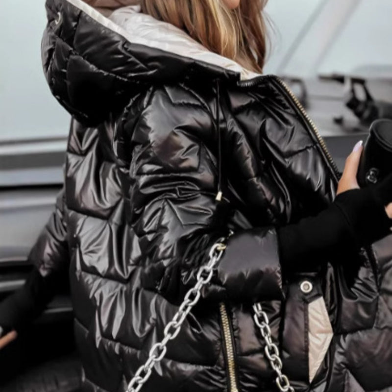 ❄️Step into Winter Discount Sale❄️Women's Winter Warm Hooded Mid-Length Coats-1