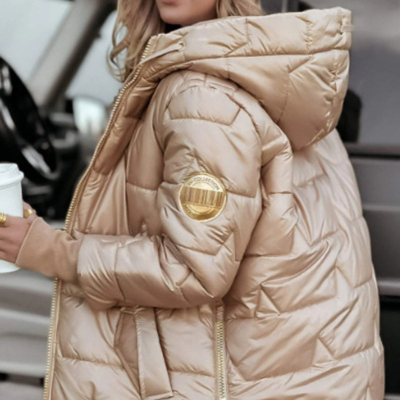 ❄️Step into Winter Discount Sale❄️Women's Winter Warm Hooded Mid-Length Coats-2