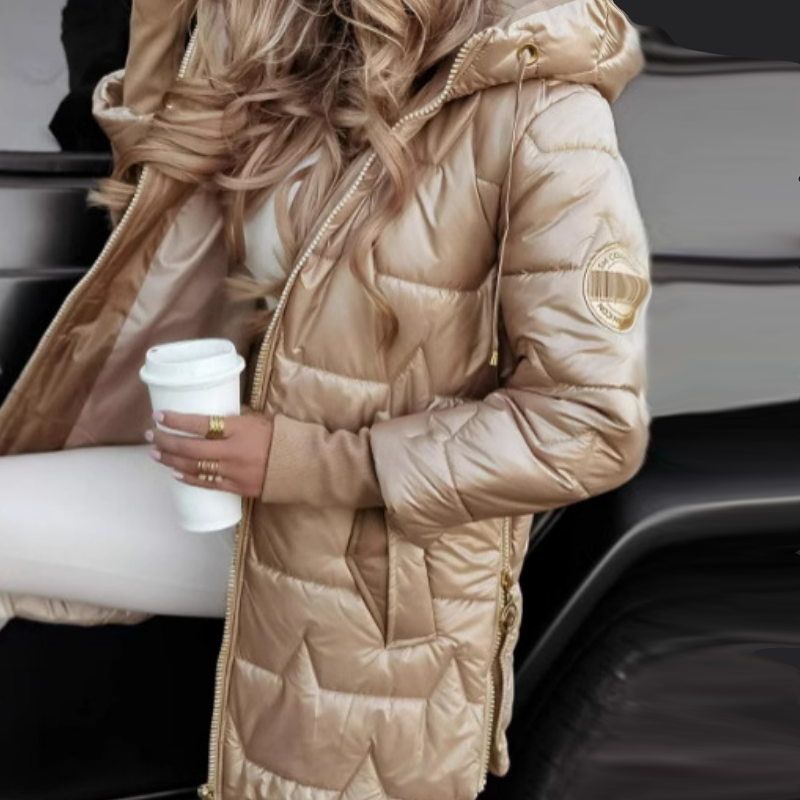 ❄️Step into Winter Discount Sale❄️Women's Winter Warm Hooded Mid-Length Coats-3