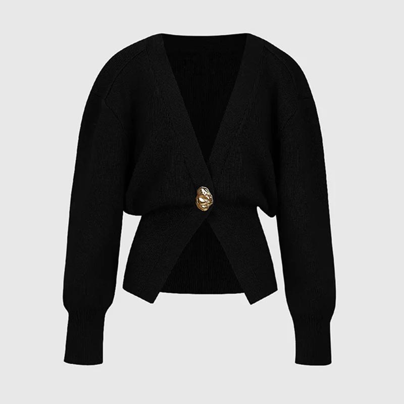 ✨New Arrival✨Women’s Elegant One Button Knit Sweater Cardigan-10