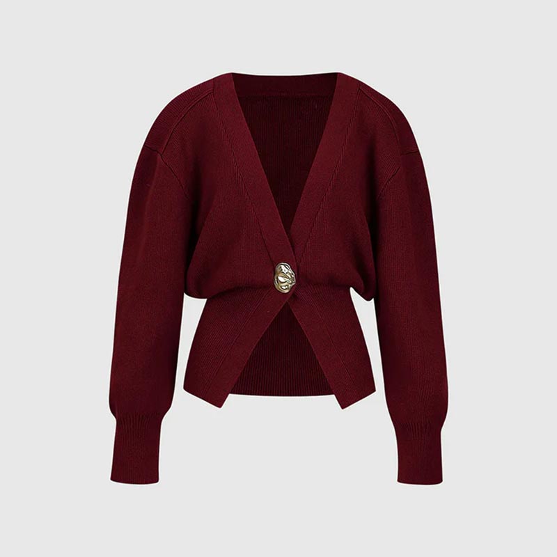✨New Arrival✨Women’s Elegant One Button Knit Sweater Cardigan-11