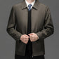 Men's Windproof Lapel Zipper Jacket-1