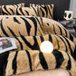 👍[High quality] 🔥Milk plush thick warm 4-piece bedding set-3