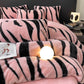 👍[High quality] 🔥Milk plush thick warm 4-piece bedding set-2
