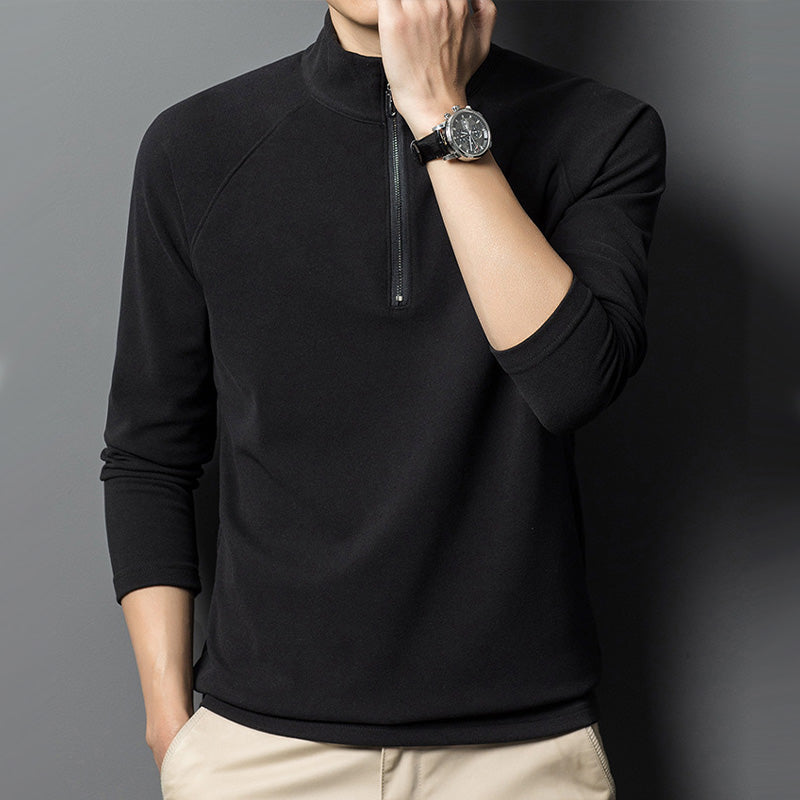 ✨New Arrival✨Men's Warm Long Sleeve Quarter Zip Sweatshirt-1