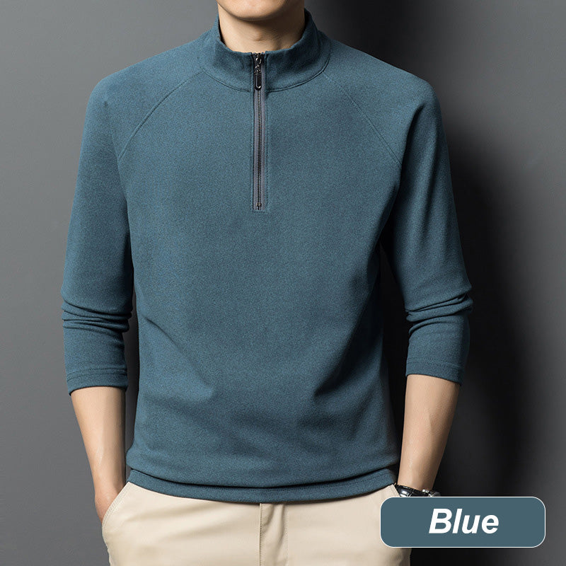 ✨New Arrival✨Men's Warm Long Sleeve Quarter Zip Sweatshirt-12