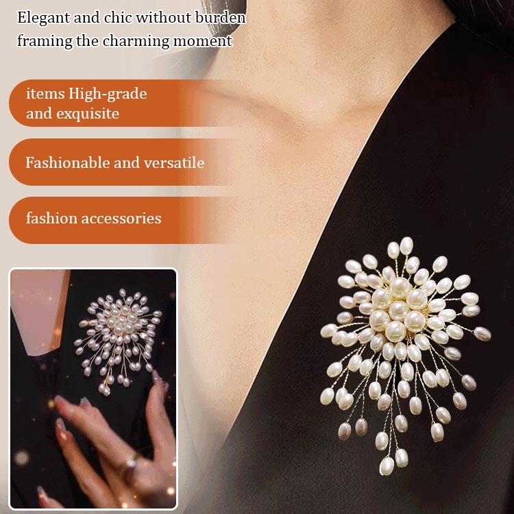 🎄【Christmas Carnival】🎁✨Ladies' high-end exquisite handmade pearl brooch-2