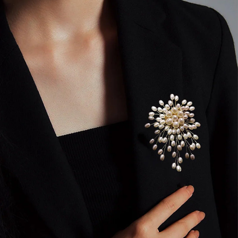 🎄【Christmas Carnival】🎁✨Ladies' high-end exquisite handmade pearl brooch-4