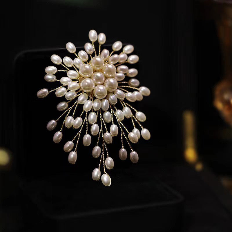 🎄【Christmas Carnival】🎁✨Ladies' high-end exquisite handmade pearl brooch-10