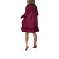 ⏳Limited Sale 50% OFF🌸Women's Long-Sleeve Round-Neck Dress with Pleated Hem-6