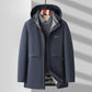 🔥Give the elders a warm winter🍃Men's Business Padded Parka-1