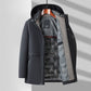 🔥Give the elders a warm winter🍃Men's Business Padded Parka-2