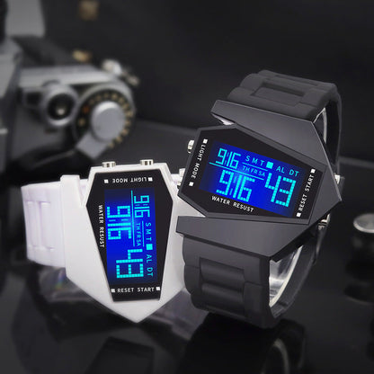 🔥Buy 1 get 1 free🔥Kreative leuchtende LED-Uhr in Flugzeugform⌚