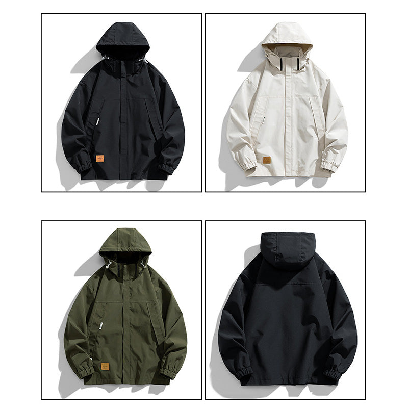 Men's Casual Warm Zip-Up Hooded Jacket（50% OFF）-4