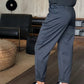Unisex High Waist Casual Straight Blazer Pants-7