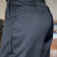 Unisex High Waist Casual Straight Blazer Pants-8