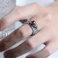Rijkdom in de hand! Lucky Pixiu open ring met edelsteendecoratie