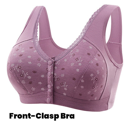 Women's Sexy U-Shaped Wireless Front-Clasp Bra