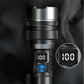 🔥Hot Sale🔥white laser flashlight with zoom, power bank and digital display