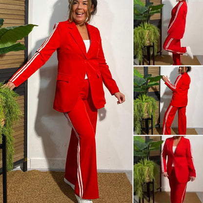 Women's Fashion Jacket & Pants Topic Set